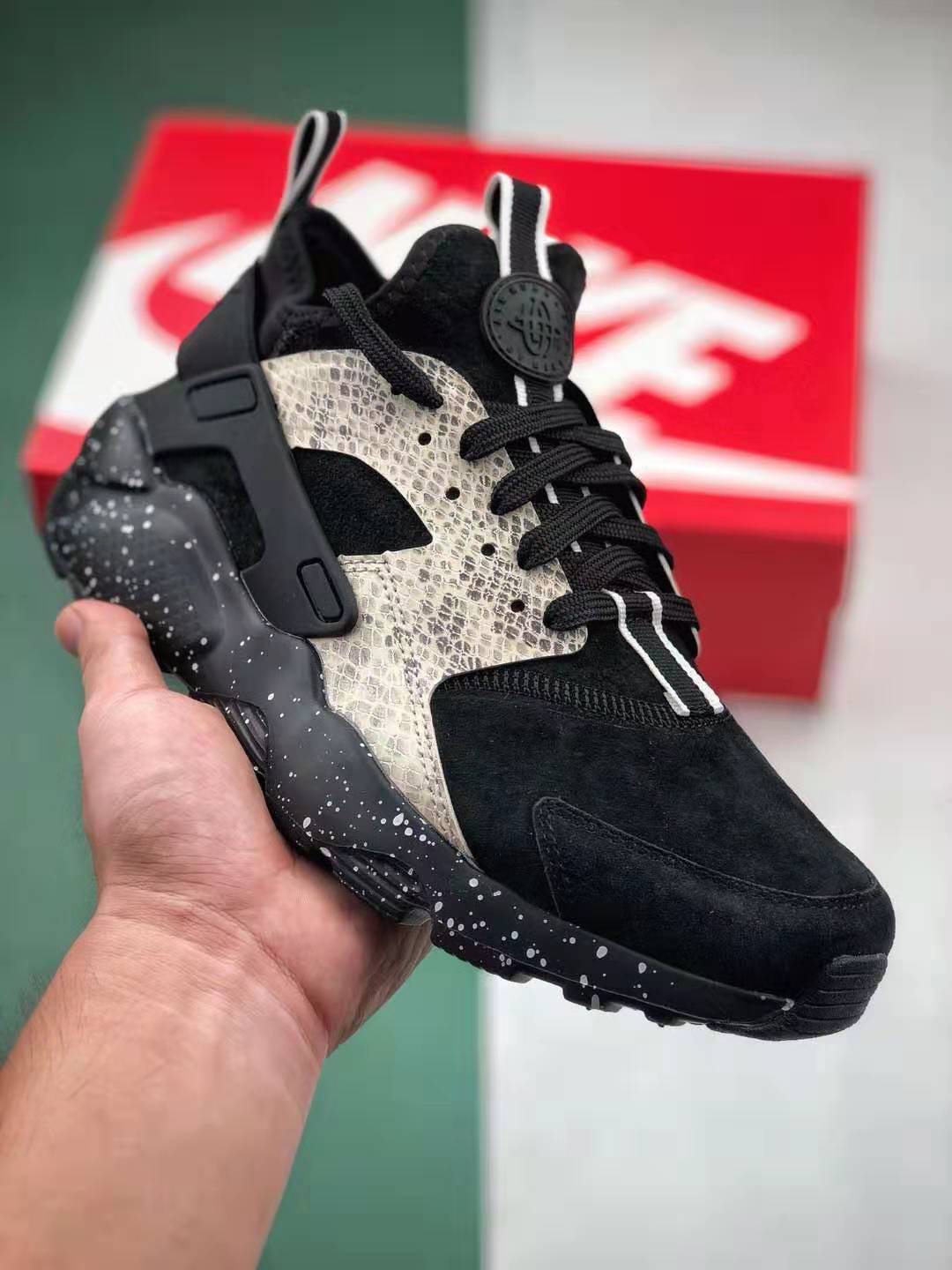 Nike Air Huarache Run Ultra Black Yellow 829669-339 - Stylish and Sporty Footwear