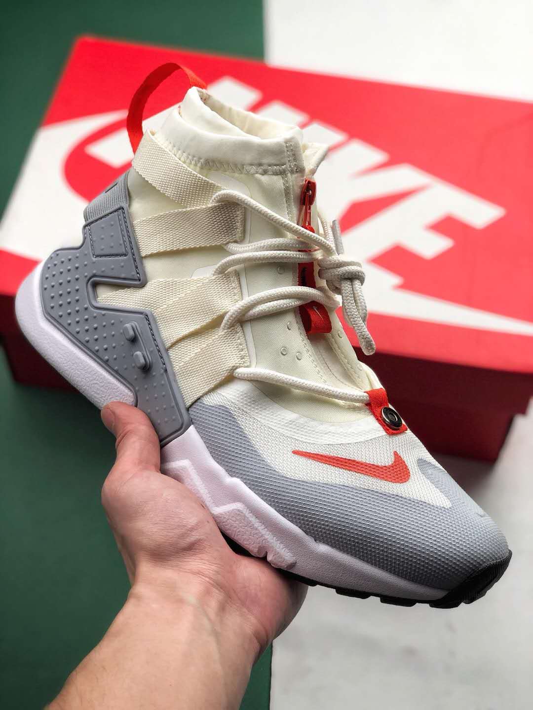 Nike Air Huarache Gripp QS 'Sail Orange' AT0298-100 - Buy Online Today!