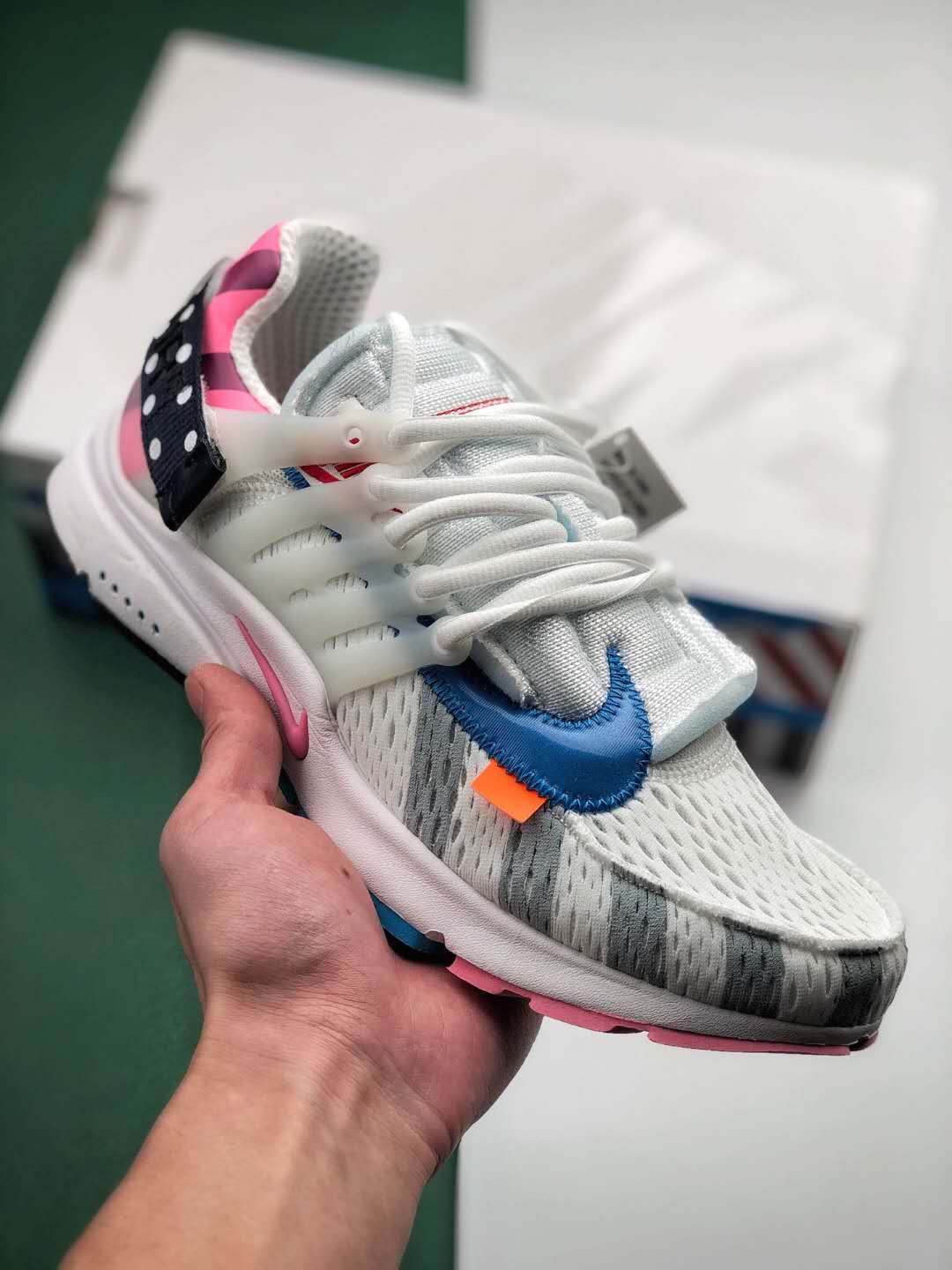 Parra x Off White x Nike Air Presto 2 White Multi Color AA3830-140: Limited Edition Collaboration Sneakers