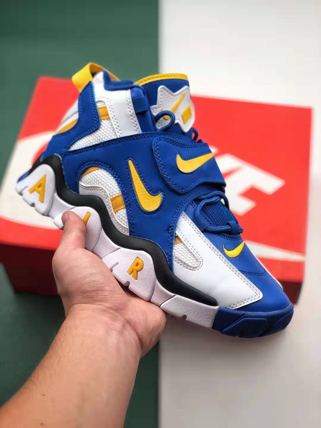 Nike Air Barrage Mid 'Racer Blue' AT7847-100: Shop the Latest Sneaker Release
