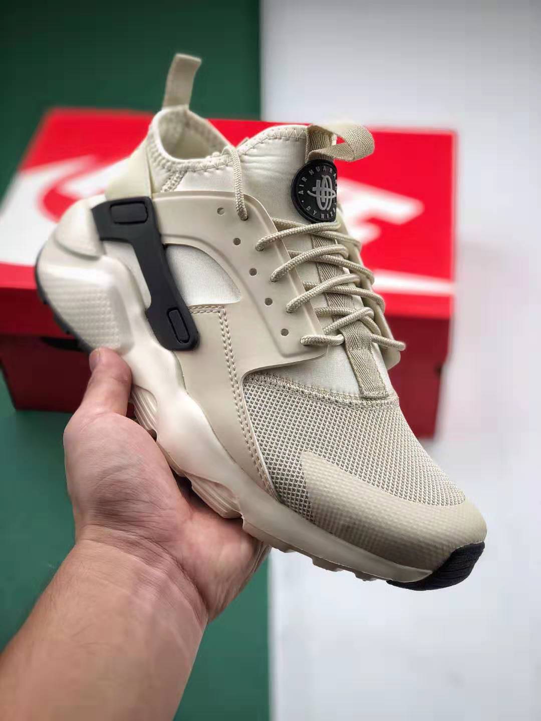 Nike Air Huarache Ultra Beige Black | 847567-017 | Lightweight and Stylish Footwear
