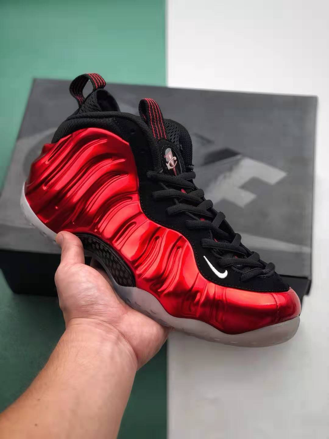 Nike Air Foamposite One 'Metallic Red' 314996-610 - Iconic Design with Fresh Metallic Finish