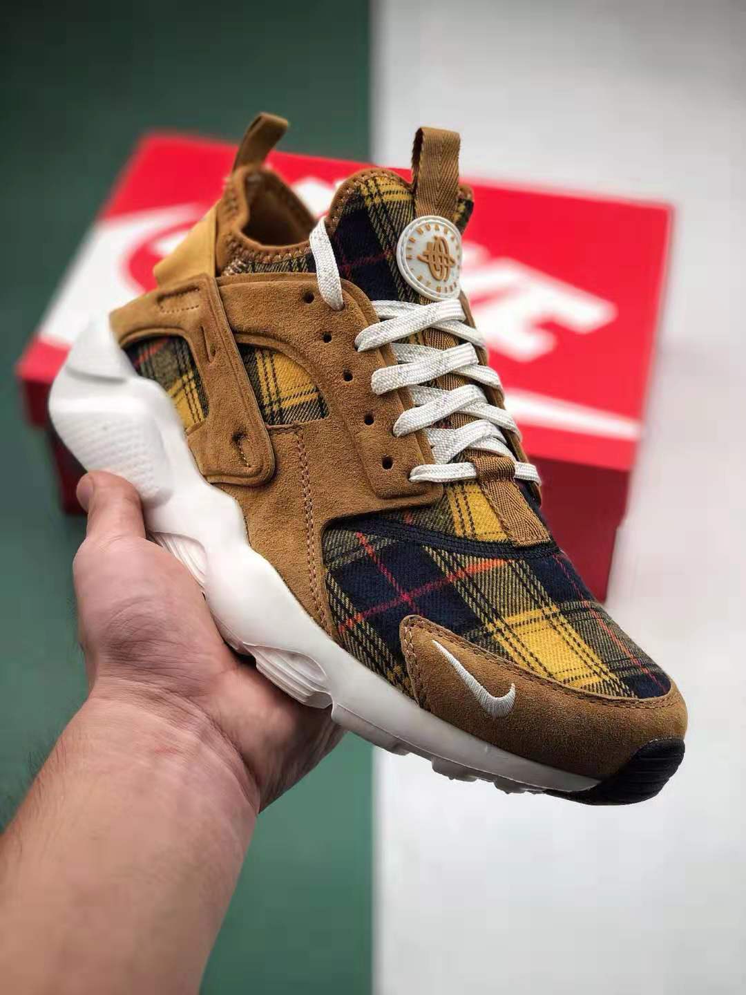 Nike Air Huarache Run Ultra Suede ID Black Grey 829669-558 - Shop Now!