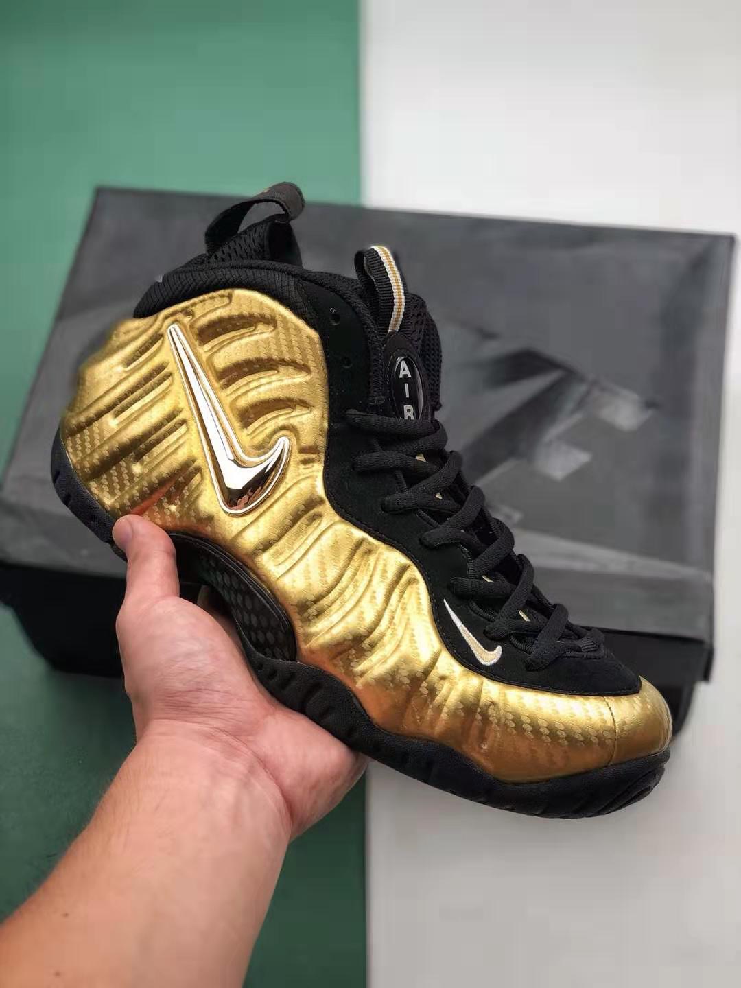 Nike Air Foamposite Pro Metallic Gold 624041-701 - Durable and Stylish with Metallic Gold Finish - Limited Edition