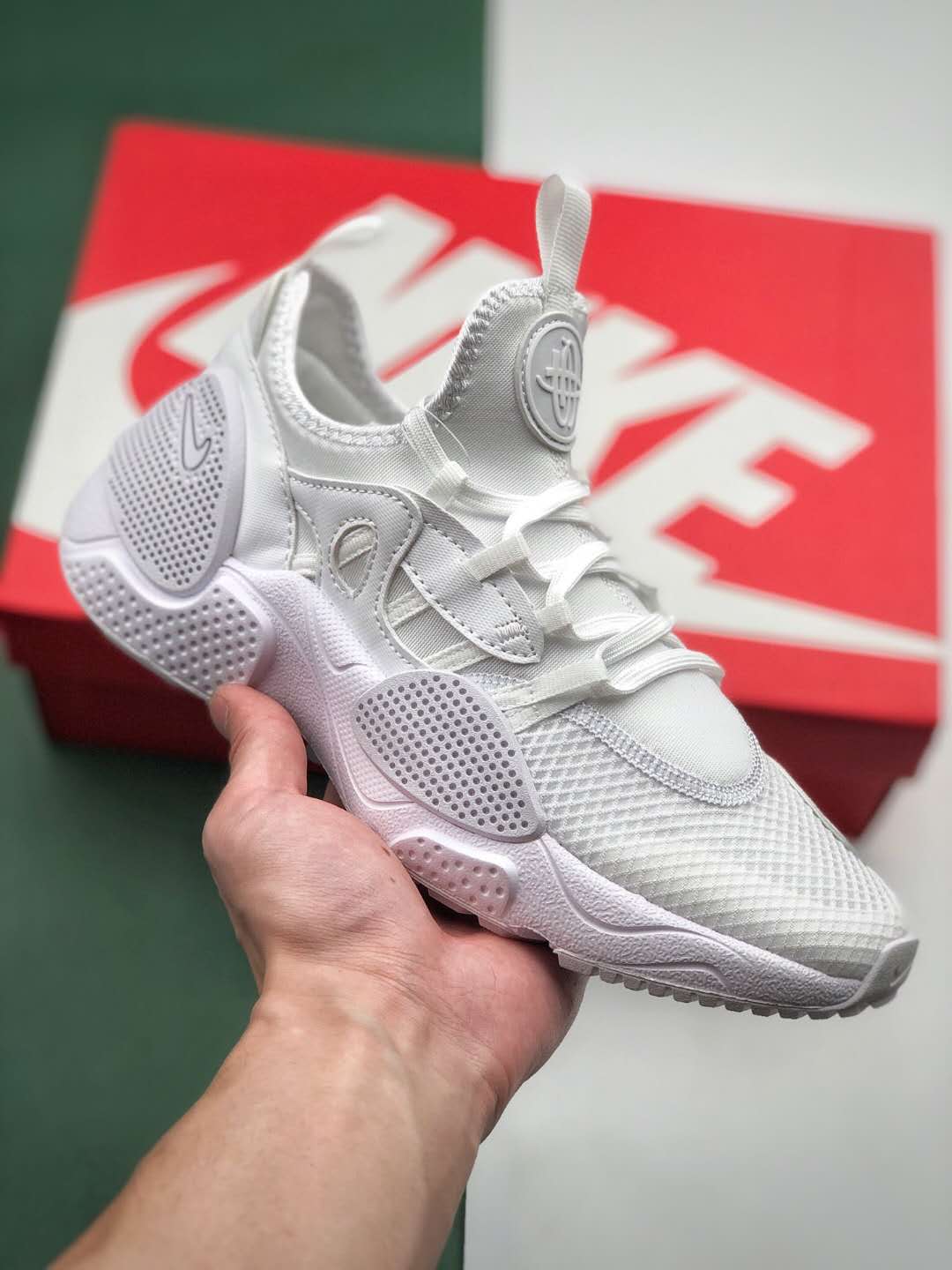 Nike Air Huarache E.D.G.E. TXT Triple White - AO1697-101 | Shop Now!