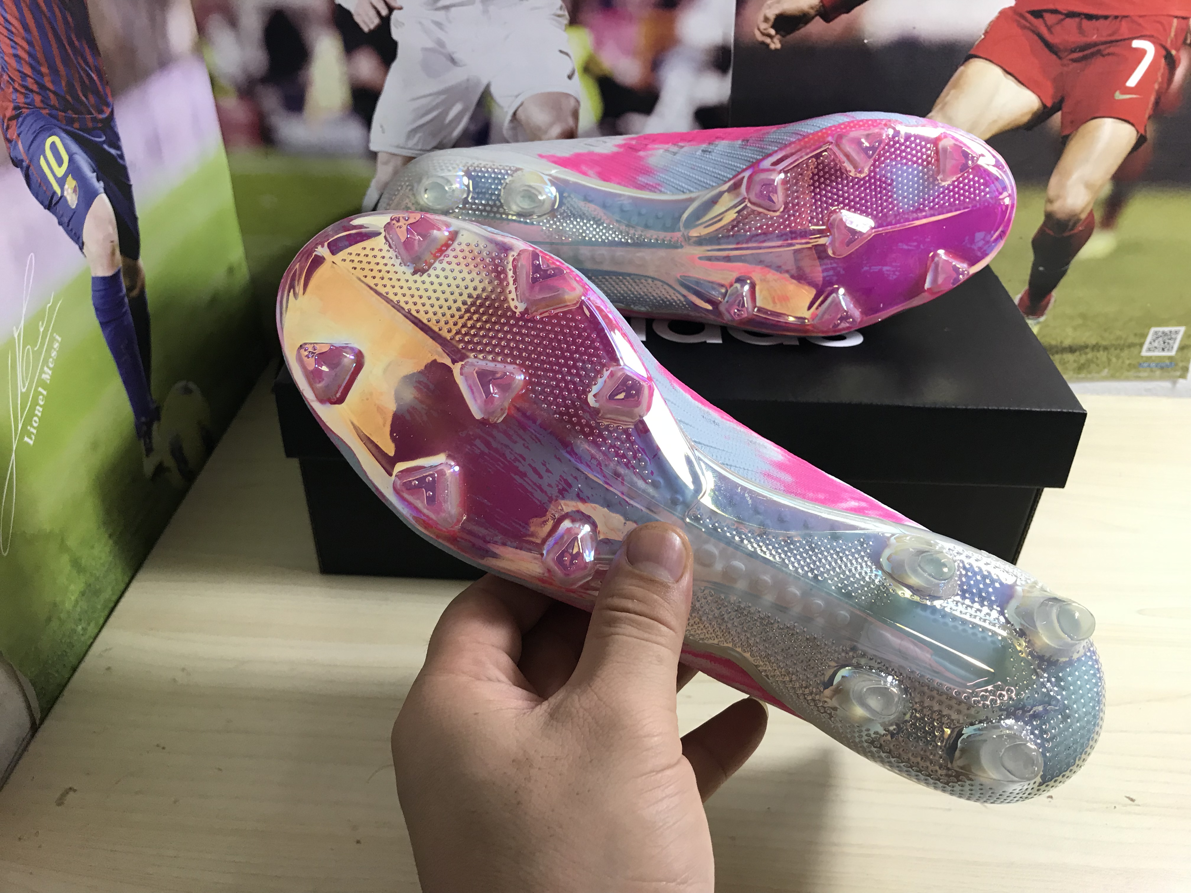 Adidas X 19+ FG White Shock Pink EG7138 - Performance Football Cleats Adidas X 19+ FG White Shock Pink EG7138 - Performance Football Cleats