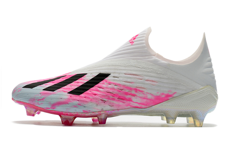 Adidas X 19+ FG White Shock Pink EG7138 - Performance Football Cleats Adidas X 19+ FG White Shock Pink EG7138 - Performance Football Cleats