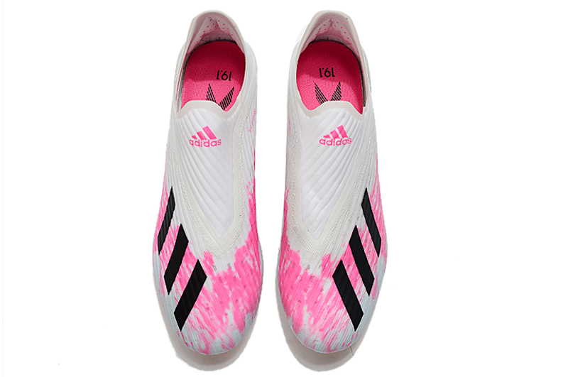 Adidas X 19+ FG White Shock Pink EG7138 - Performance Football Cleats Adidas X 19+ FG White Shock Pink EG7138 - Performance Football Cleats
