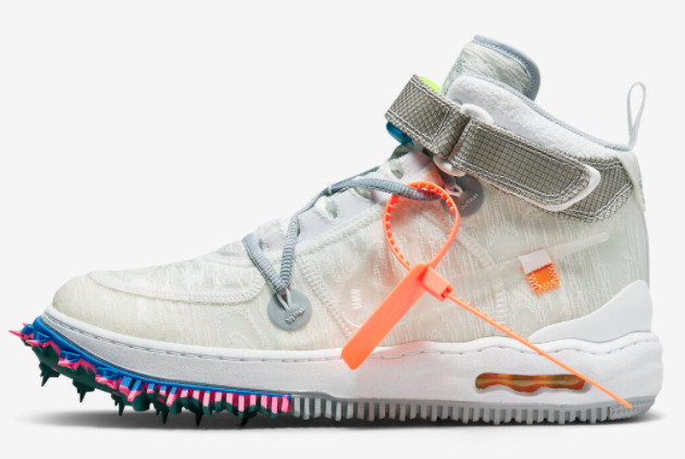 Off-White x Nike Air Force 1 Mid White/Clear-White DO6290-100 - Shop Now!