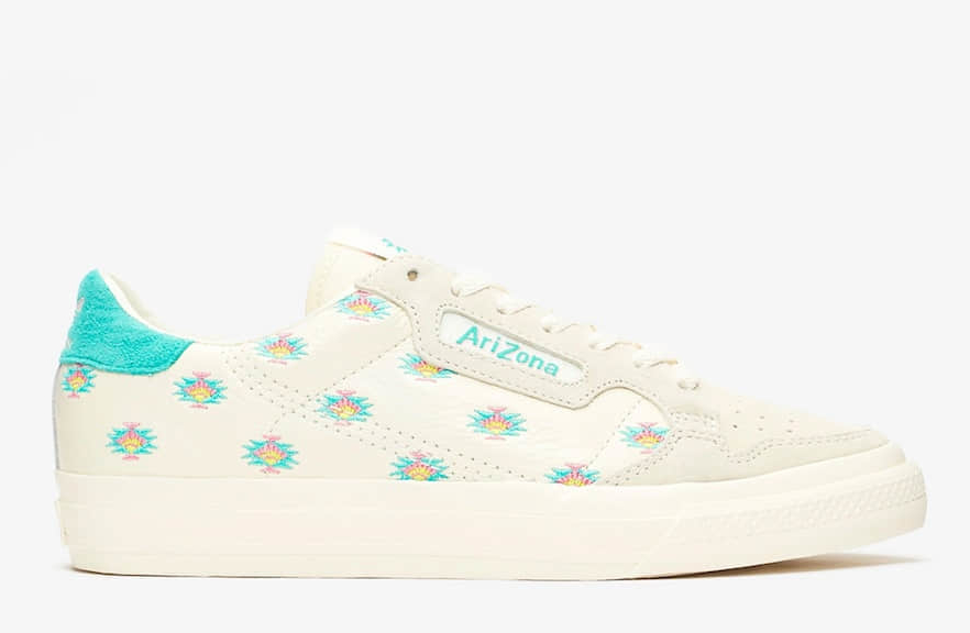 Adidas AriZona x Continental Vulc 'Iced Tea With Lemon Flavor' FV2714 | Stylish Sneakers with Refreshing Twist Adidas AriZona x Continental Vulc 'Iced Tea With Lemon Flavor' FV2714 | Stylish Sneakers with Refreshing Twist