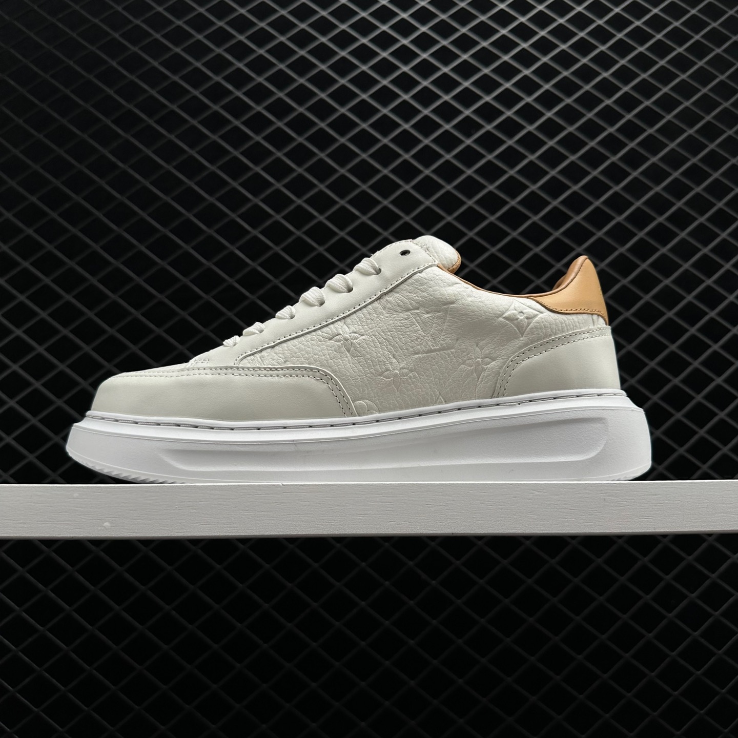 Louis Vuitton Beverly Hills White Brown Monogram Embossed 1A8V3H | Luxe Accessories for Fashion-forward Clients Louis Vuitton Beverly Hills White Brown Monogram Embossed 1A8V3H | Luxe Accessories for Fashion-forward Clients