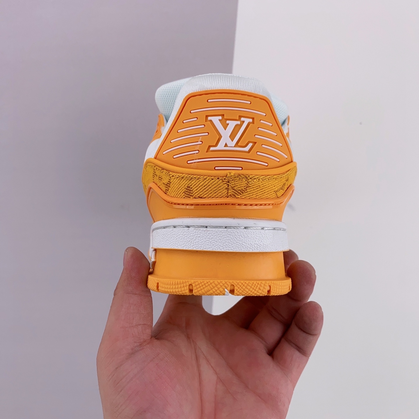 Louis Vuitton Trainer Yellow Monogram Denim White 1A9JHB – Exquisite Luxury Footwear Louis Vuitton Trainer Yellow Monogram Denim White 1A9JHB – Exquisite Luxury Footwear