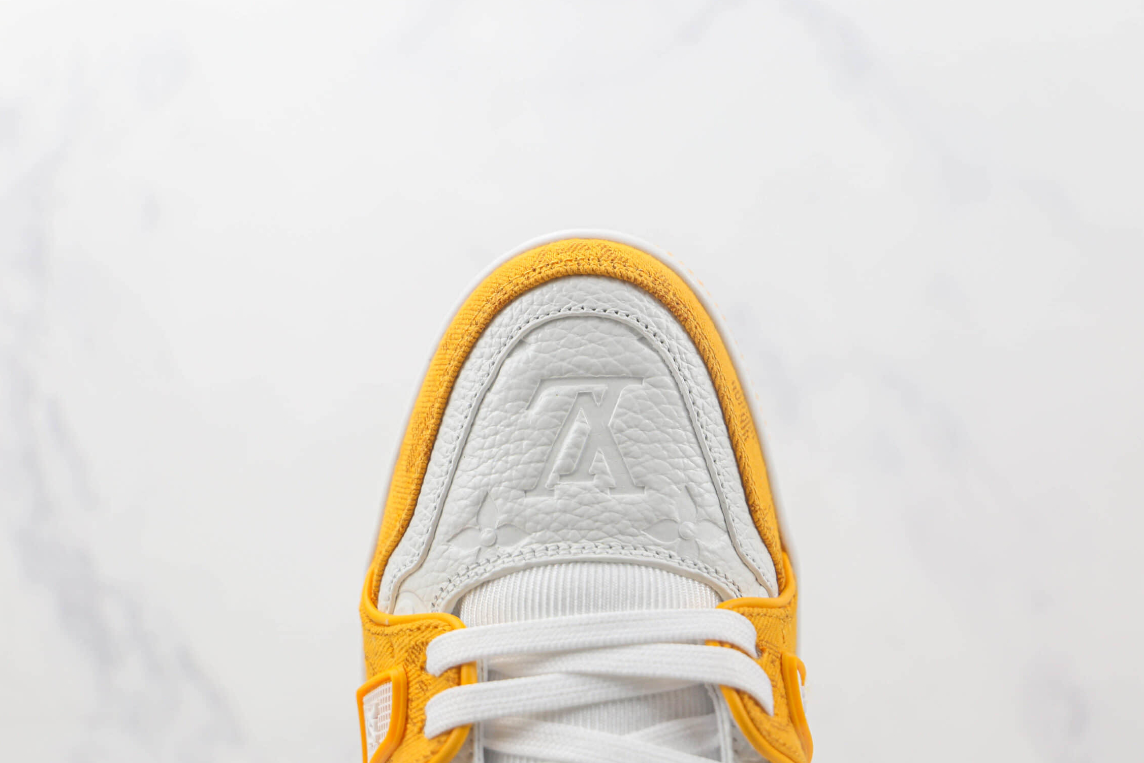 Louis Vuitton Trainer Yellow Monogram Denim White - Premium Designer Footwear Louis Vuitton Trainer Yellow Monogram Denim White - Premium Designer Footwear