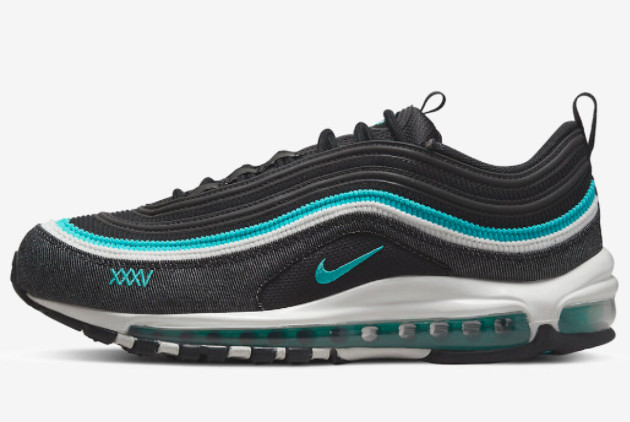 Nike Air Max 97 SE 'Sport Turbo' Black/Sport Turquoise-Summit White DN1893-001 - Sleek and Sporty Footwear with Dynamic Style. Nike Air Max 97 SE 'Sport Turbo' Black/Sport Turquoise-Summit White DN1893-001 - Sleek and Sporty Footwear with Dynamic Style.