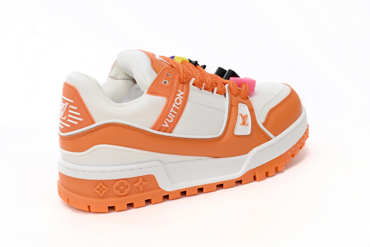 Louis Vuitton Trainer - Black, White & Orange | 1AB8SZ Louis Vuitton Trainer - Black, White & Orange | 1AB8SZ