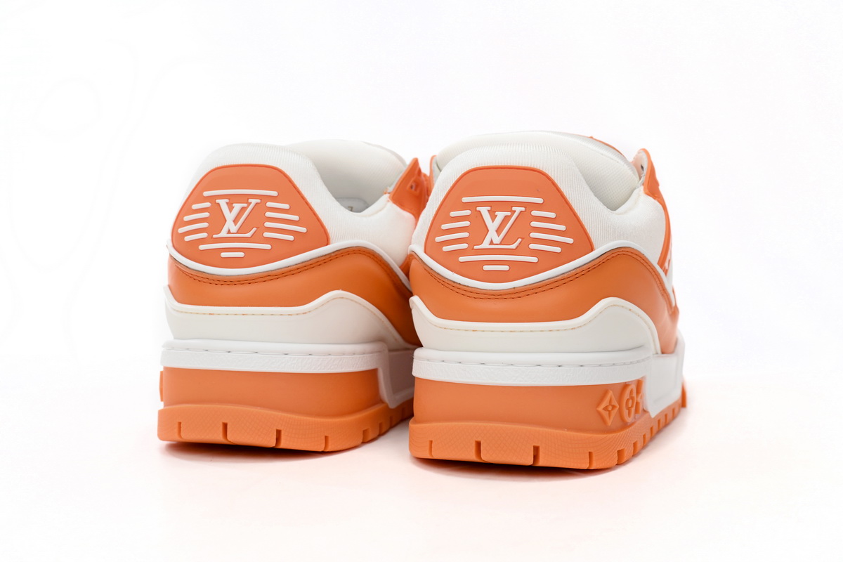 Louis Vuitton Trainer - Black, White & Orange | 1AB8SZ Louis Vuitton Trainer - Black, White & Orange | 1AB8SZ