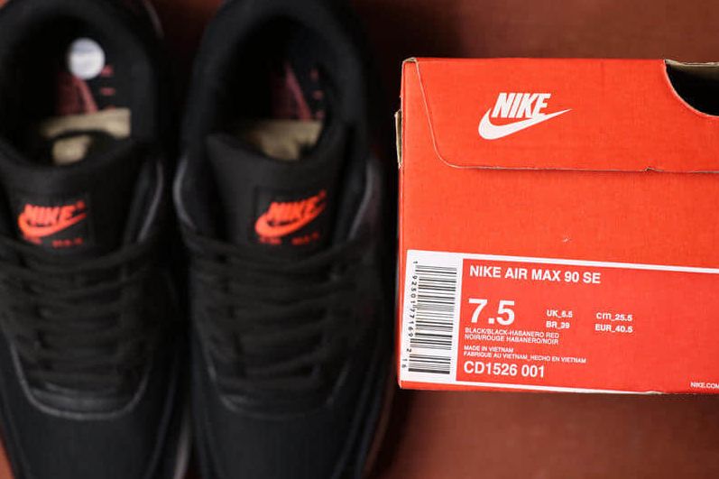 Nike Air Max 90 Black Habanero CD1526-001 | Shop the Iconic Sneaker Nike Air Max 90 Black Habanero CD1526-001 | Shop the Iconic Sneaker