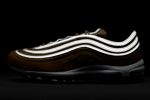 Nike Air Max 97 'Gold Bullet' Metallic Gold/Varsity Red-White-Black DM0028-700 - Stylish and Iconic Sneakers for Men and Women Nike Air Max 97 'Gold Bullet' Metallic Gold/Varsity Red-White-Black DM0028-700 - Stylish and Iconic Sneakers for Men and Women