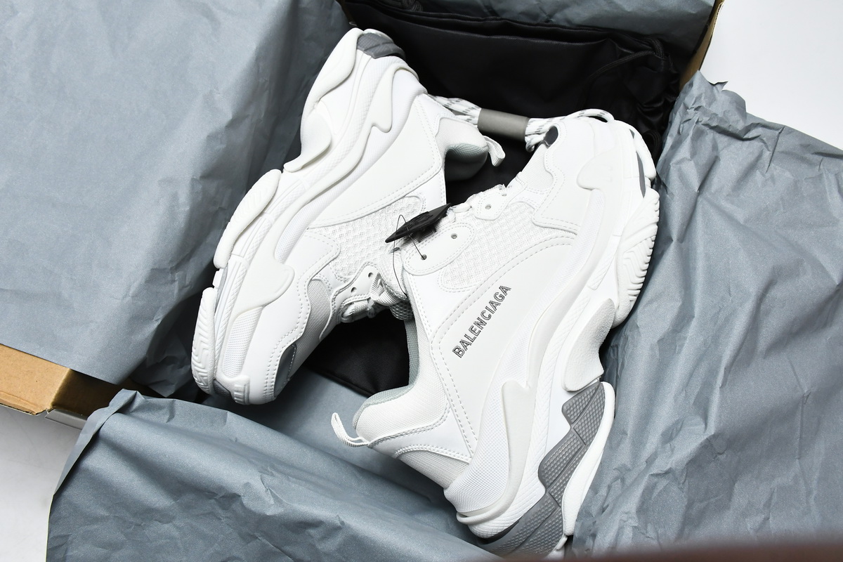 Shop the Trendy Balenciaga Triple S White Grey Sneakers - Women's Stylish Footwear | Order now! Shop the Trendy Balenciaga Triple S White Grey Sneakers - Women's Stylish Footwear | Order now!