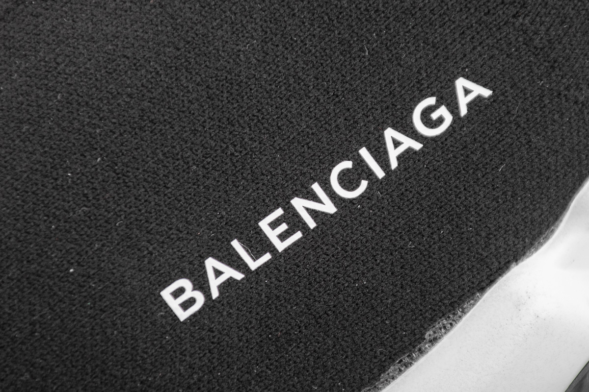 Balenciaga Speed Sneaker 2018 Black White 530349 W05G9 1000 Balenciaga Speed Sneaker 2018 Black White 530349 W05G9 1000