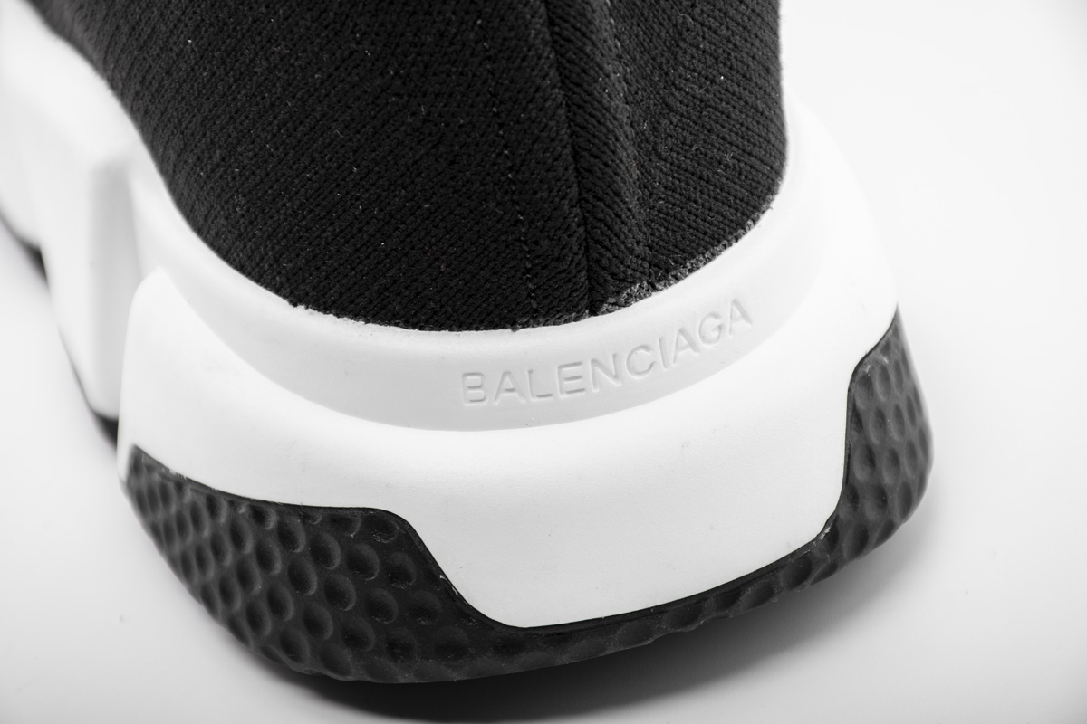 Balenciaga Speed Sneaker 2018 Black White 530349 W05G9 1000 Balenciaga Speed Sneaker 2018 Black White 530349 W05G9 1000