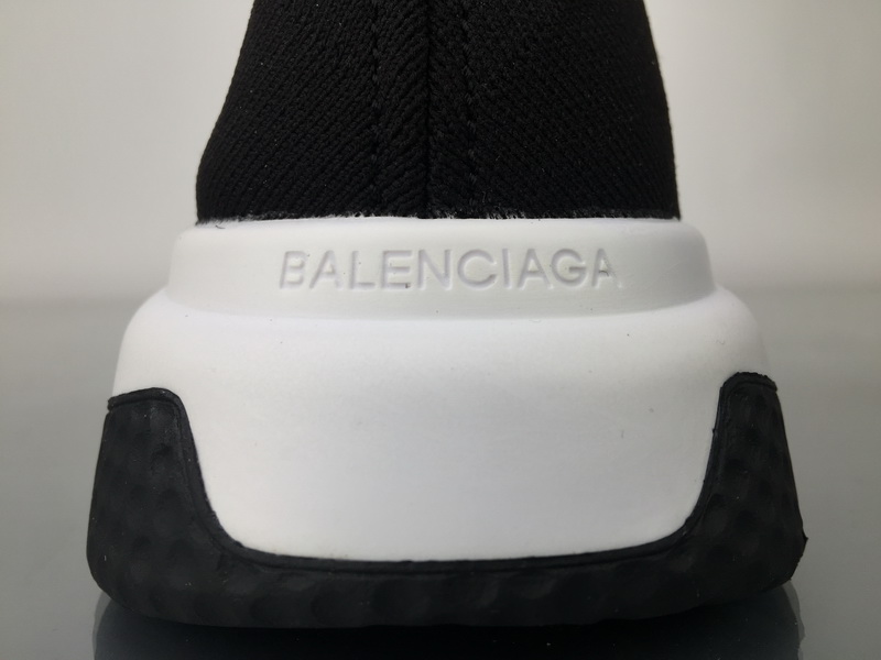 Balenciaga Speed Sneaker 2018 Black White 530349 W05G9 1000 Balenciaga Speed Sneaker 2018 Black White 530349 W05G9 1000