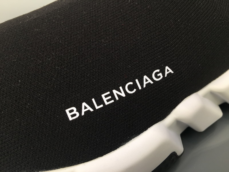 Balenciaga Speed Sneaker 2018 Black White 530349 W05G9 1000 Balenciaga Speed Sneaker 2018 Black White 530349 W05G9 1000