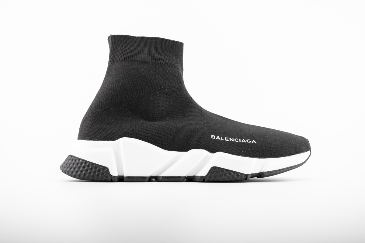Balenciaga Speed Sneaker 2018 Black White 530349 W05G9 1000 Balenciaga Speed Sneaker 2018 Black White 530349 W05G9 1000