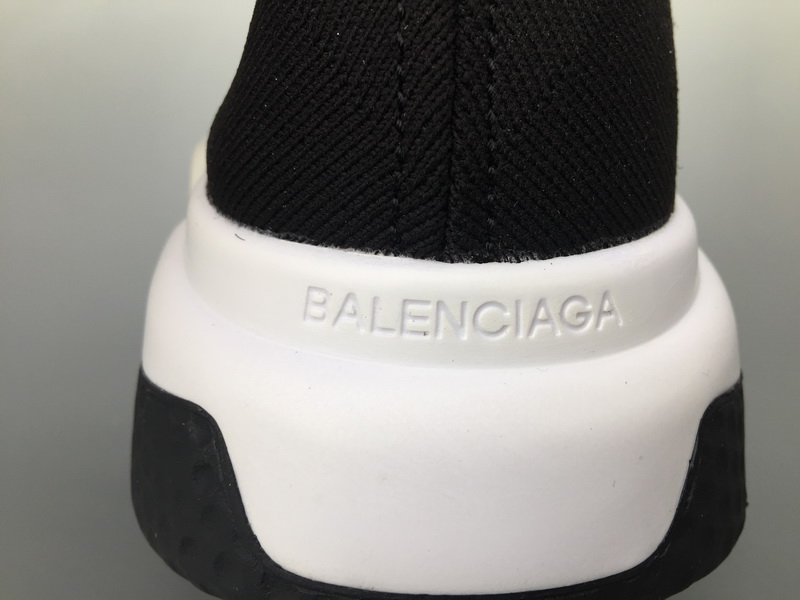 Balenciaga Speed Sneaker 2018 Black White 530349 W05G9 1000 Balenciaga Speed Sneaker 2018 Black White 530349 W05G9 1000