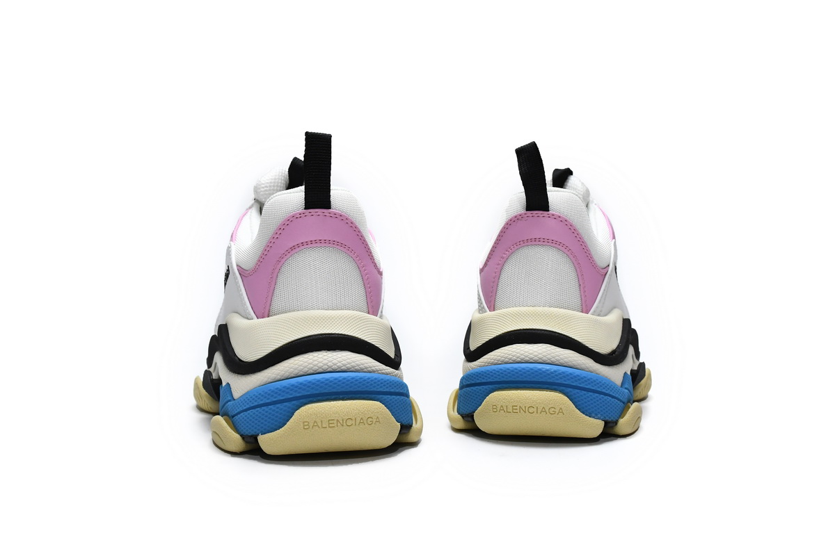 Balenciaga Triple S Blue Pink 524039 W09ON 8866 - Trendy Sneakers with Vibrant Colors Balenciaga Triple S Blue Pink 524039 W09ON 8866 - Trendy Sneakers with Vibrant Colors