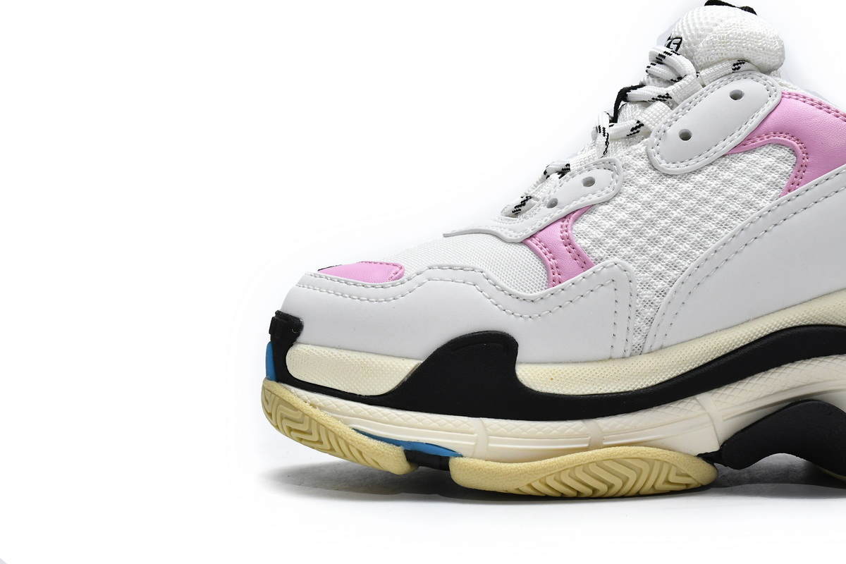 Balenciaga Triple S Blue Pink 524039 W09ON 8866 - Trendy Sneakers with Vibrant Colors Balenciaga Triple S Blue Pink 524039 W09ON 8866 - Trendy Sneakers with Vibrant Colors