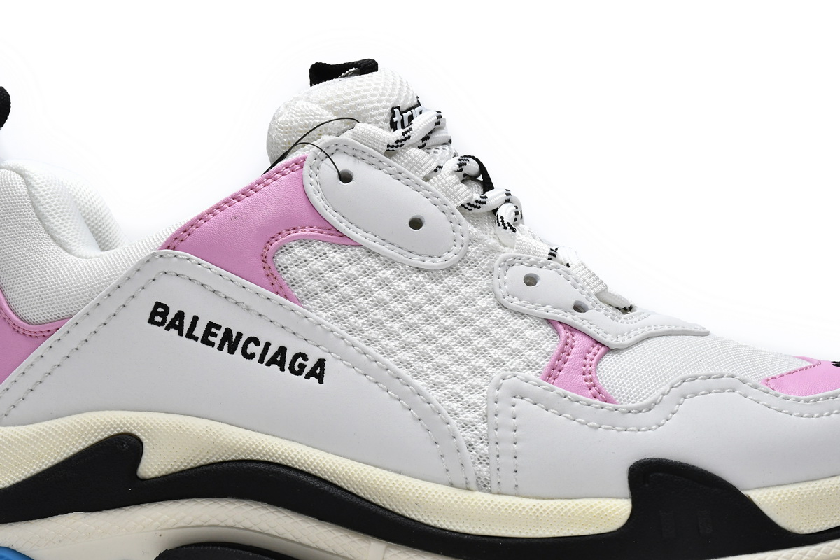 Balenciaga Triple S Blue Pink 524039 W09ON 8866 - Trendy Sneakers with Vibrant Colors Balenciaga Triple S Blue Pink 524039 W09ON 8866 - Trendy Sneakers with Vibrant Colors