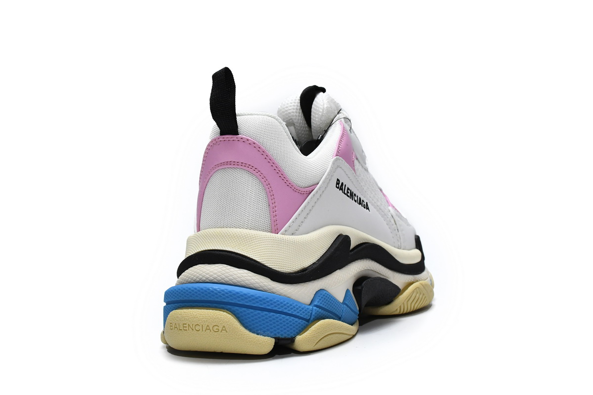 Balenciaga Triple S Blue Pink 524039 W09ON 8866 - Trendy Sneakers with Vibrant Colors Balenciaga Triple S Blue Pink 524039 W09ON 8866 - Trendy Sneakers with Vibrant Colors