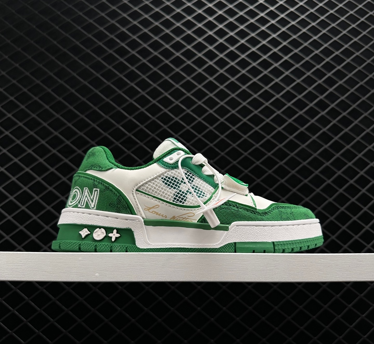 Louis Vuitton Green Mesh Trainers – Shop Stylish Footwear Online Louis Vuitton Green Mesh Trainers – Shop Stylish Footwear Online