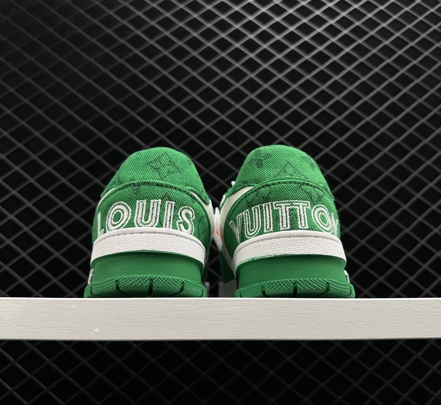 Louis Vuitton Green Mesh Trainers – Shop Stylish Footwear Online Louis Vuitton Green Mesh Trainers – Shop Stylish Footwear Online