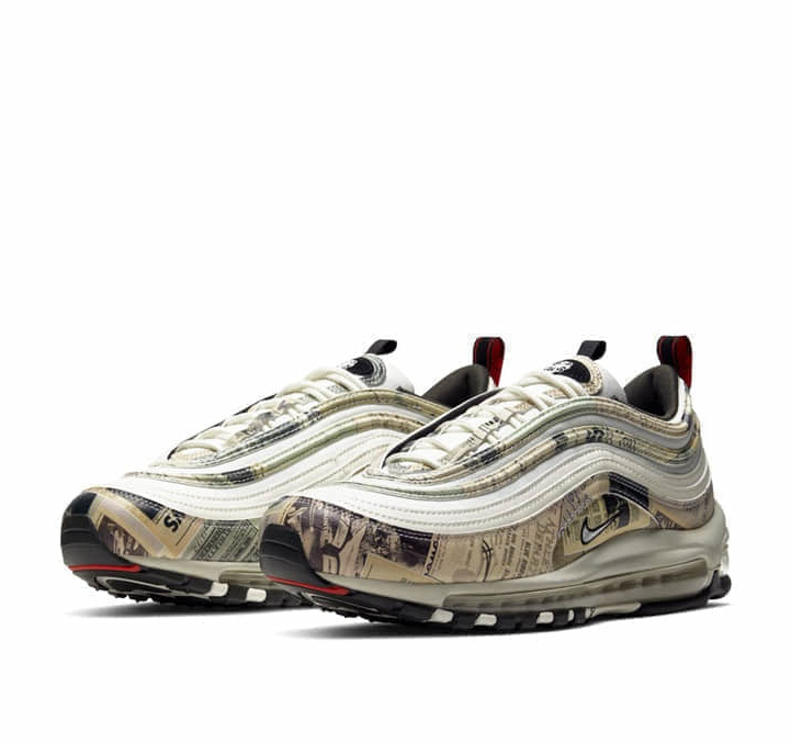 Nike Air Max 97 Newspaper 921826-108 - Exclusive Sneakers at Great Prices! Nike Air Max 97 Newspaper 921826-108 - Exclusive Sneakers at Great Prices!