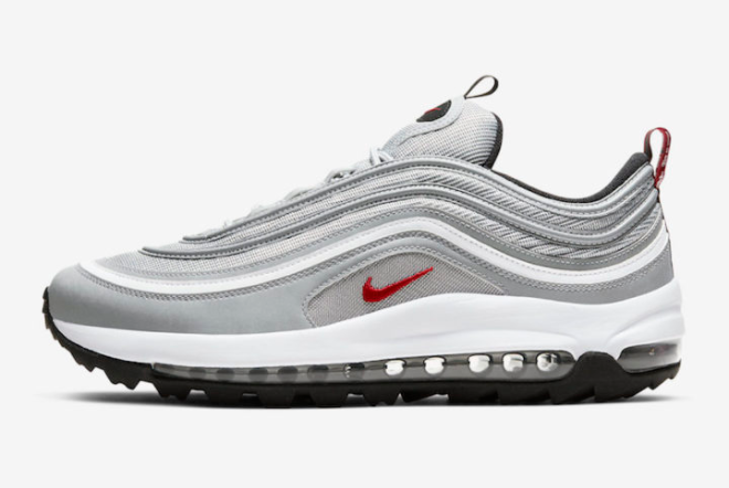 Nike Air Max 97 Golf 'Silver Bullet' CI7538-001 - Golf in Style with the Iconic Silver Bullet Sneakers Nike Air Max 97 Golf 'Silver Bullet' CI7538-001 - Golf in Style with the Iconic Silver Bullet Sneakers