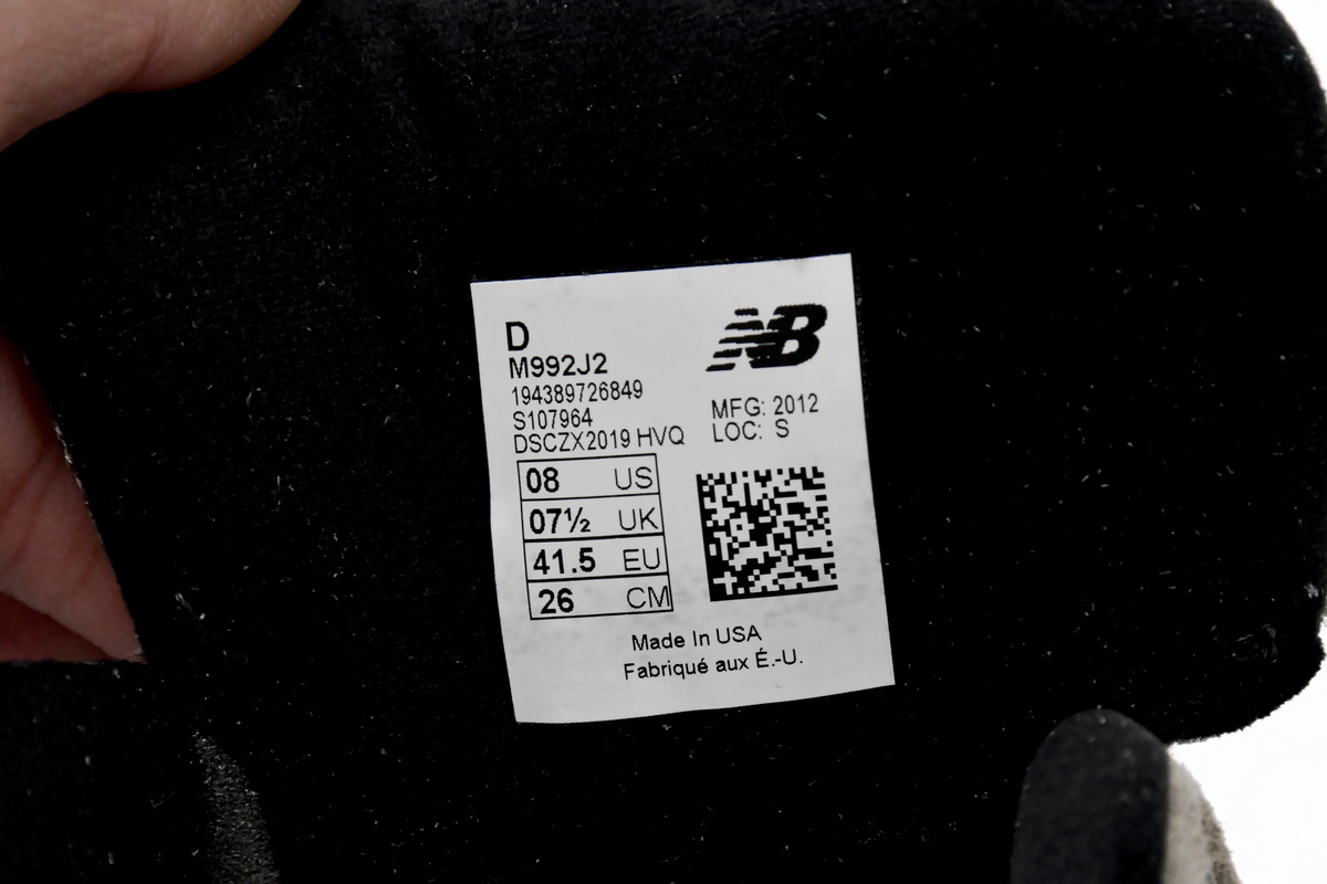 New Balance JJJJound X 992 Made In USA Grey M992J2 | Limited Editions New Balance JJJJound X 992 Made In USA Grey M992J2 | Limited Editions