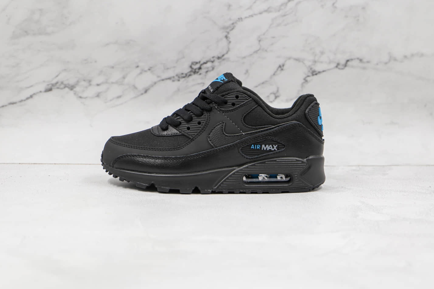 Nike Air Max 90 'Black Laser Blue' DC4116-002 - Stylish and Authentic Sneakers Nike Air Max 90 'Black Laser Blue' DC4116-002 - Stylish and Authentic Sneakers