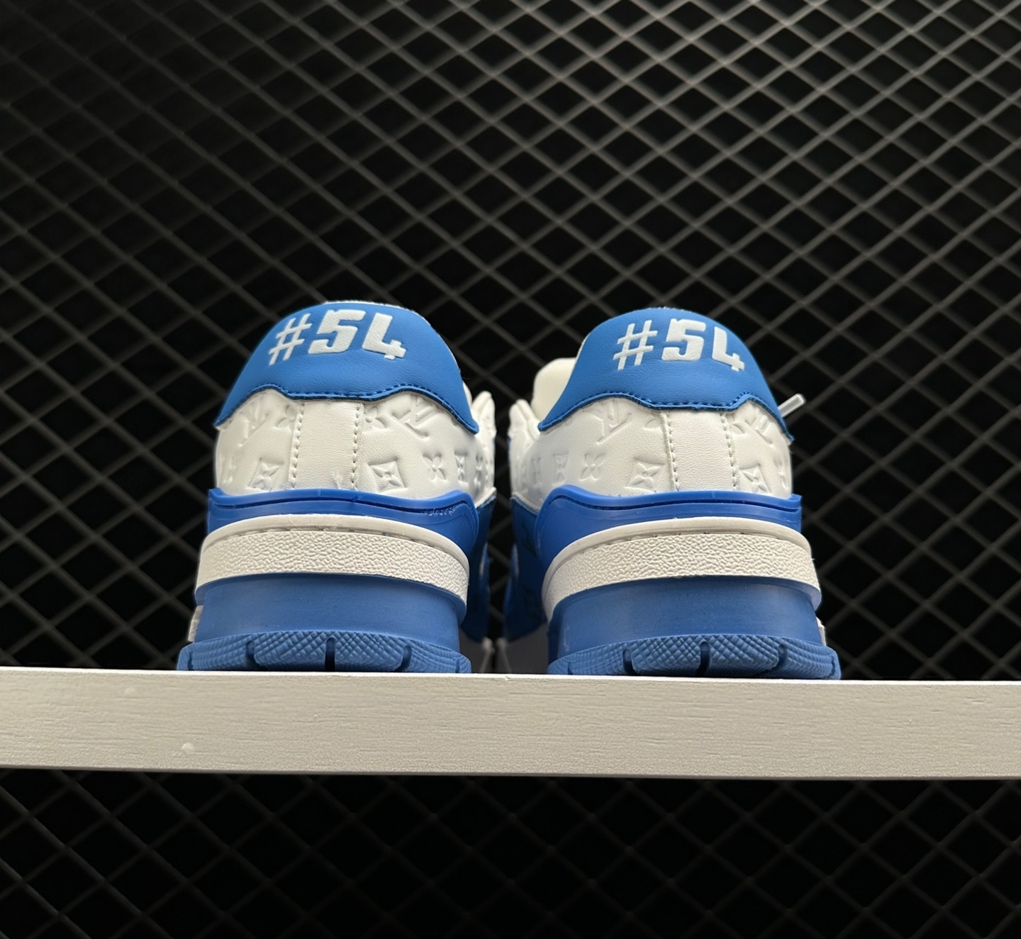 Louis Vuitton Trainer #54 Signature Blue White 1AANEZ: Stylish Designer Footwear Louis Vuitton Trainer #54 Signature Blue White 1AANEZ: Stylish Designer Footwear