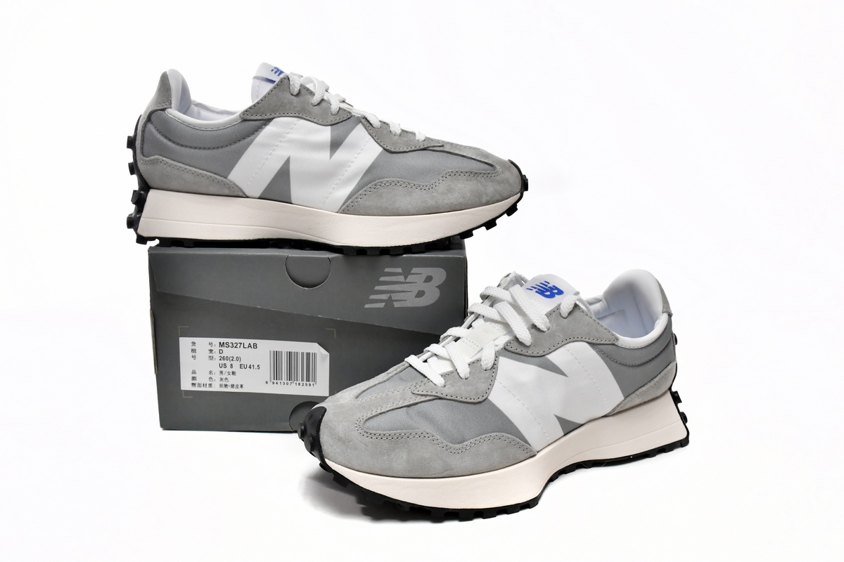 New Balance 327 'Team Away Grey' MS327LAB - Stylish and Sporty Footwear New Balance 327 'Team Away Grey' MS327LAB - Stylish and Sporty Footwear