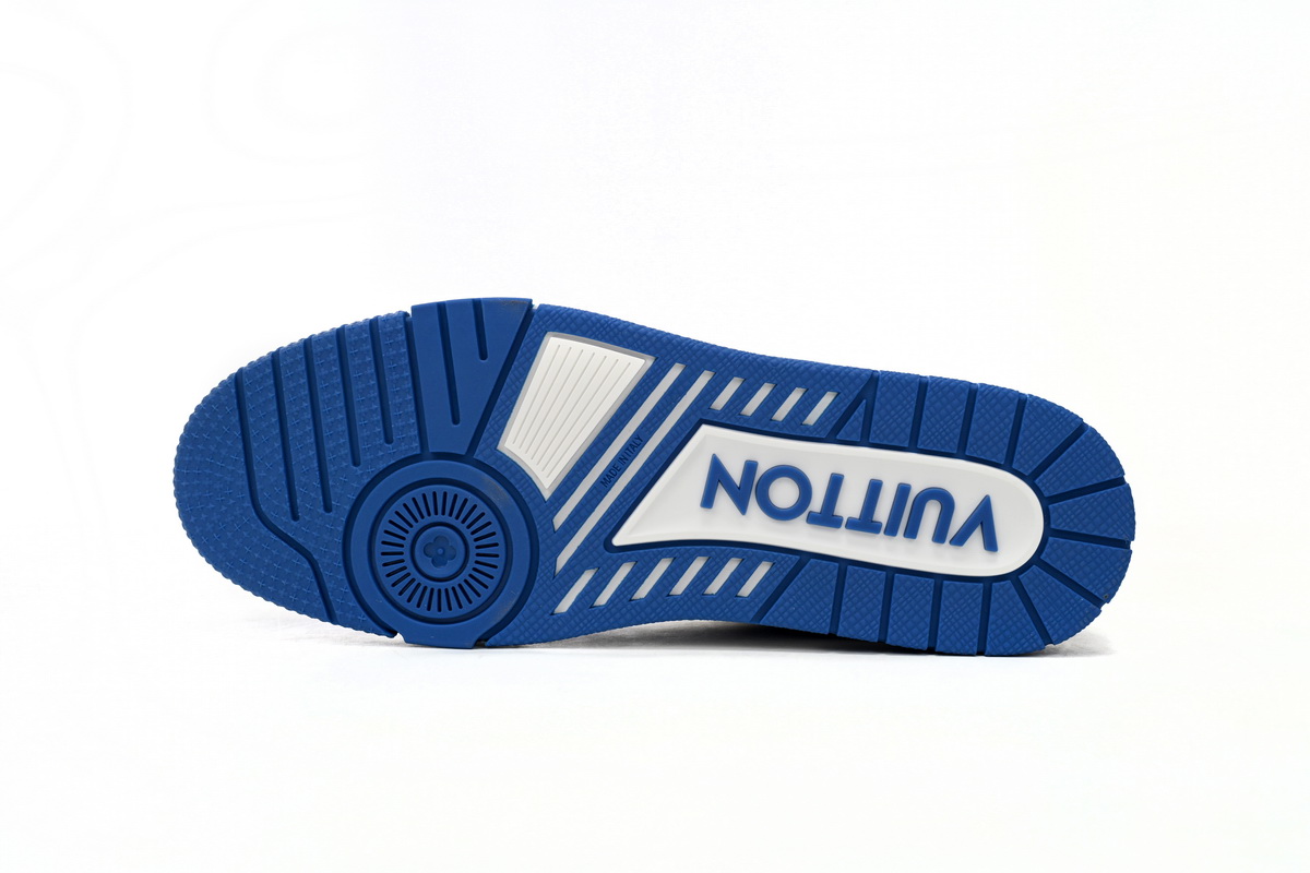 Louis Vuitton Trainer #54 – Signature Blue White Stylish Sneakers Louis Vuitton Trainer #54 – Signature Blue White Stylish Sneakers