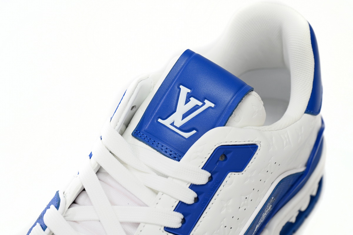 Louis Vuitton Trainer #54 – Signature Blue White Stylish Sneakers Louis Vuitton Trainer #54 – Signature Blue White Stylish Sneakers