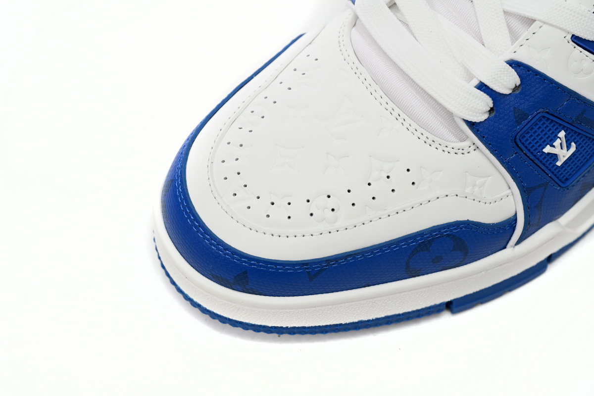 Louis Vuitton Trainer #54 – Signature Blue White Stylish Sneakers Louis Vuitton Trainer #54 – Signature Blue White Stylish Sneakers