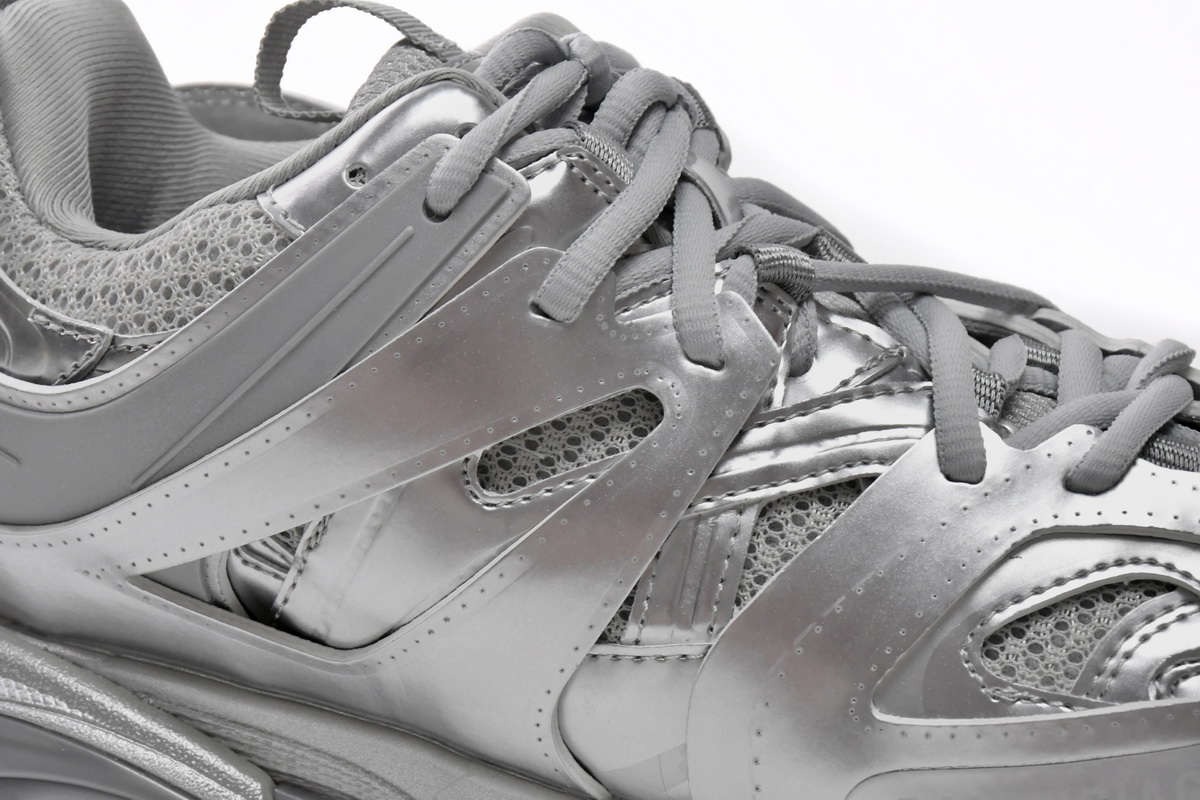 Balenciaga Track Sneaker 'Silver' 542023 W2FS3 8100 - Sleek and Stylish Footwear Balenciaga Track Sneaker 'Silver' 542023 W2FS3 8100 - Sleek and Stylish Footwear