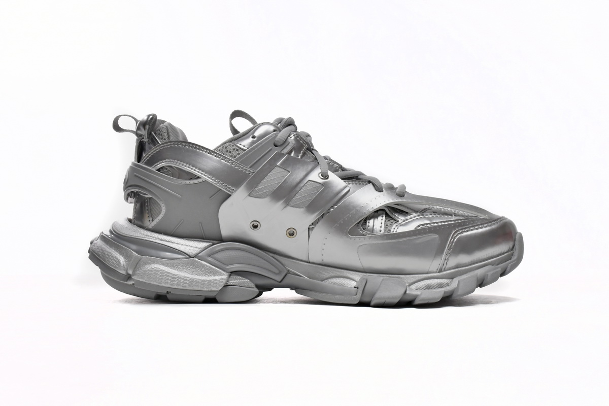 Balenciaga Track Sneaker 'Silver' 542023 W2FS3 8100 - Sleek and Stylish Footwear Balenciaga Track Sneaker 'Silver' 542023 W2FS3 8100 - Sleek and Stylish Footwear