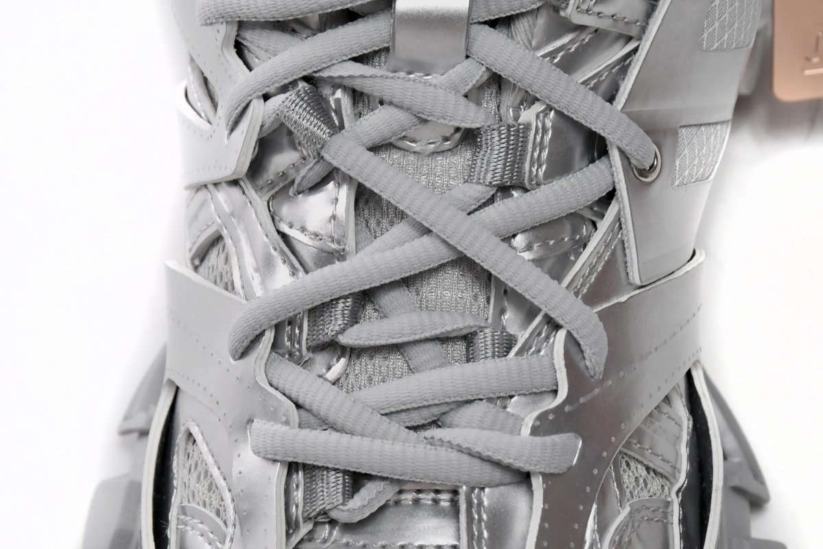 Balenciaga Track Sneaker 'Silver' 542023 W2FS3 8100 - Sleek and Stylish Footwear Balenciaga Track Sneaker 'Silver' 542023 W2FS3 8100 - Sleek and Stylish Footwear