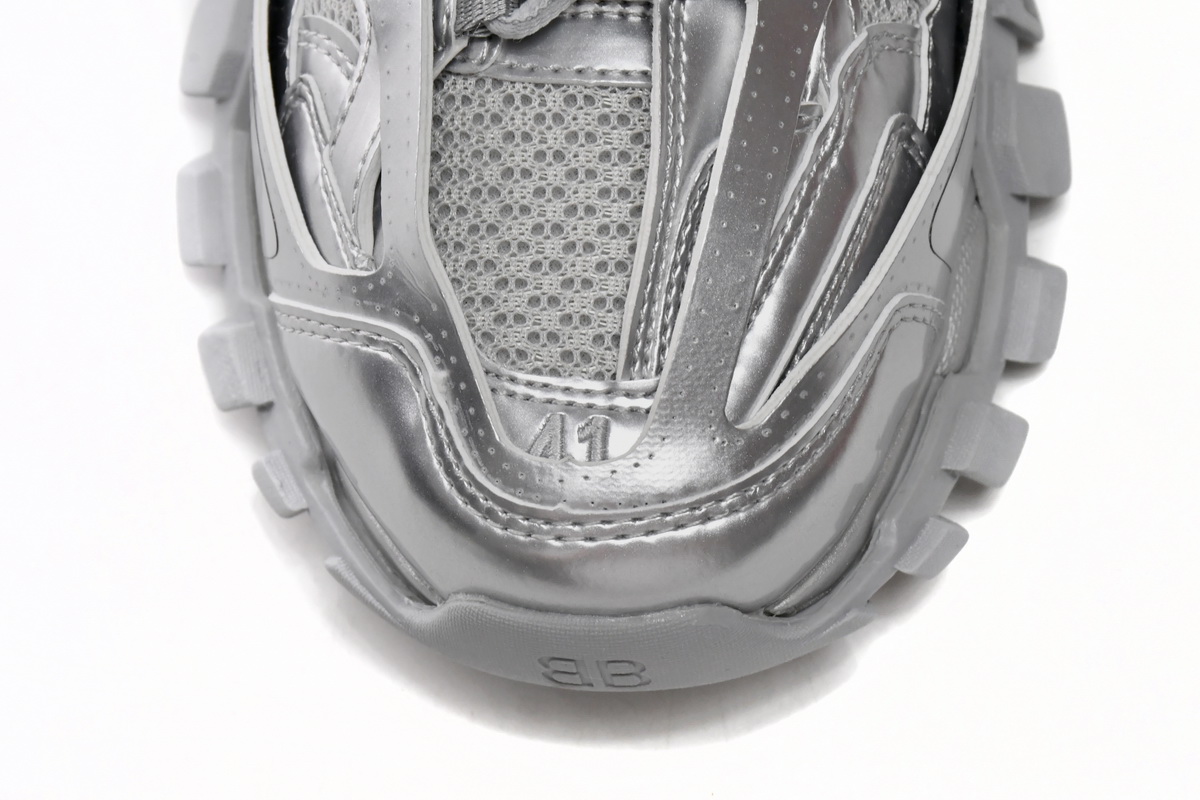 Balenciaga Track Sneaker 'Silver' 542023 W2FS3 8100 - Sleek and Stylish Footwear Balenciaga Track Sneaker 'Silver' 542023 W2FS3 8100 - Sleek and Stylish Footwear