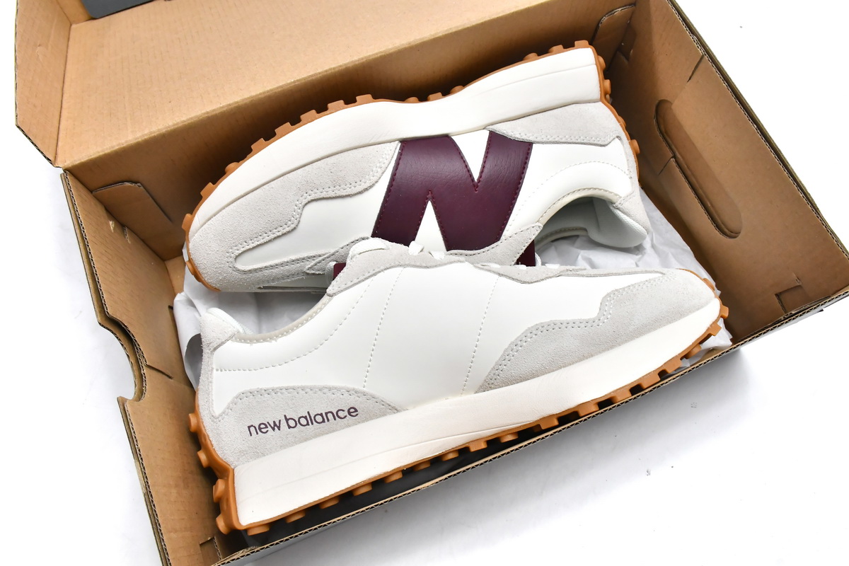 New Balance 327 White Dark Red WS327KA - Stylish and Comfy Sneakers New Balance 327 White Dark Red WS327KA - Stylish and Comfy Sneakers