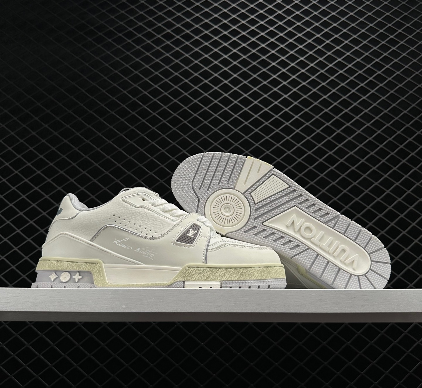 Louis Vuitton LV Trainer White Low Trainers | Authentic Leather Shoes Louis Vuitton LV Trainer White Low Trainers | Authentic Leather Shoes